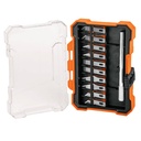 17512 / Juego de exactos Hobby con 11 piezas en estuche, Truper