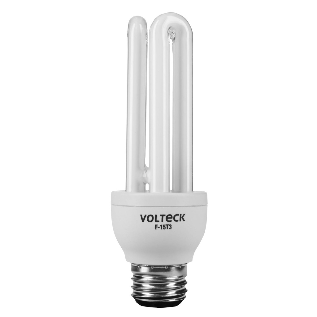 46844 / Lámpara triple T3 15 W luz de día en blíster, Volteck