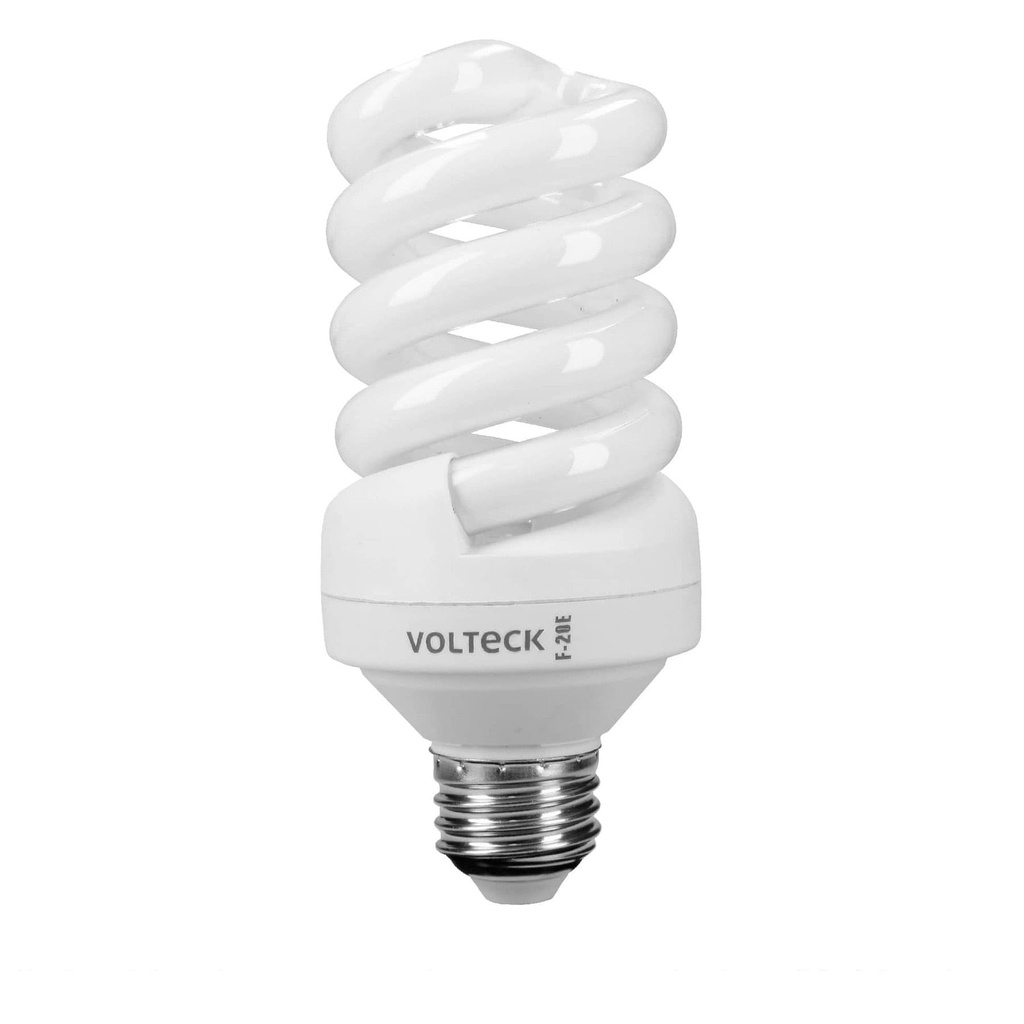 48213 / Lámpara espiral T4 20 W luz de día en blíster, Volteck
