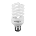 46838 / Lámpara espiral mini T2 23 W luz de día en blíster, Volteck