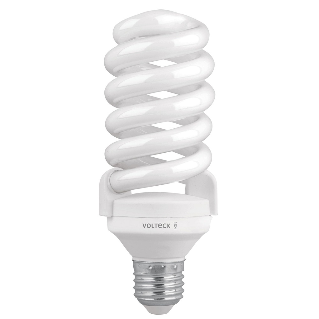 46827 / Lámpara espiral T4 28 W luz de día en blíster, Volteck