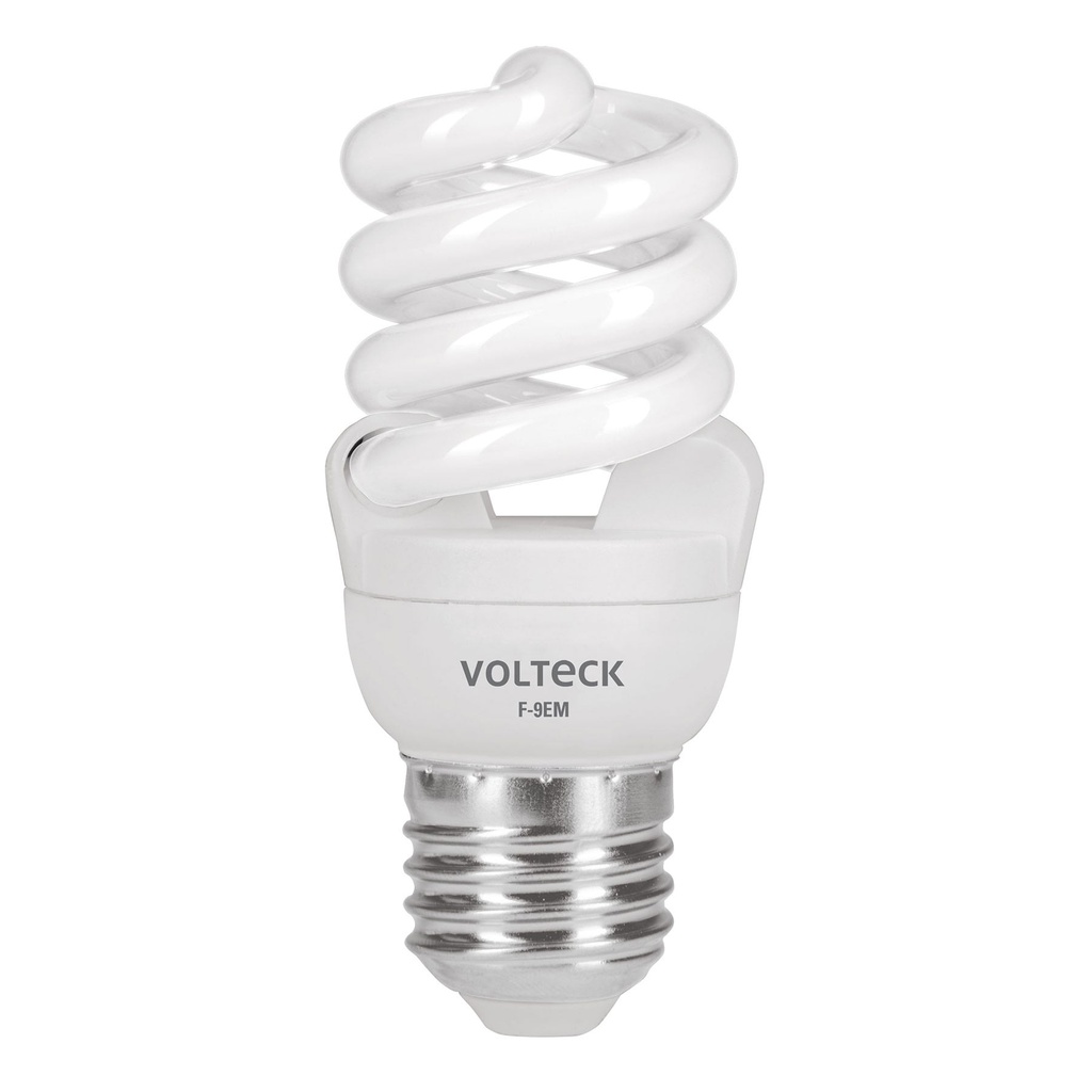 48500 / Lámpara espiral mini T2 9 W luz de día en blíster, Volteck