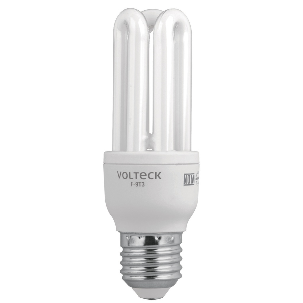 46843 / Lámpara triple T3 9 W luz de día en blíster, Volteck