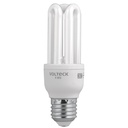 46843 / Lámpara triple T3 9 W luz de día en blíster, Volteck