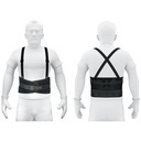 14216 / Faja lumbar con tercer cinturón, talla M, Truper