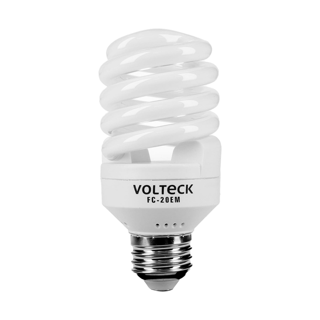 48207 / Lámpara espiral mini T2 20 W luz cálida en blíster, Volteck