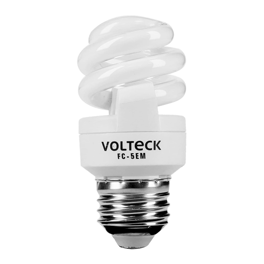 48201 / Lámpara espiral mini T2 5 W luz cálida en blíster, Volteck