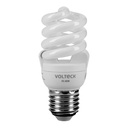 48501 / Lámpara espiral mini T2 9 W luz cálida en blíster, Volteck