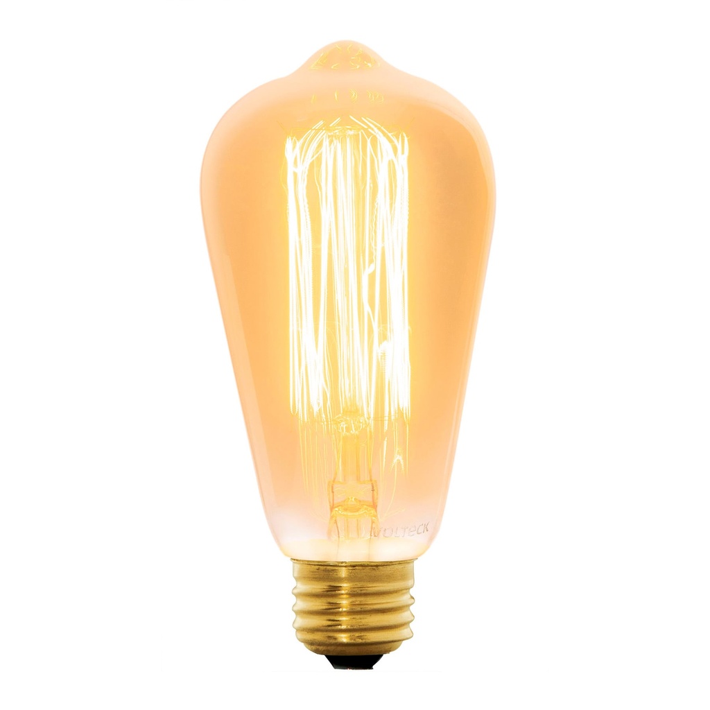 47104 / Lámpara incandescente vintage 40 W tipo Edison, Volteck