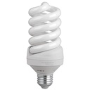 26111 / Lámpara espiral T4 24 W luz cálida en caja, Volteck