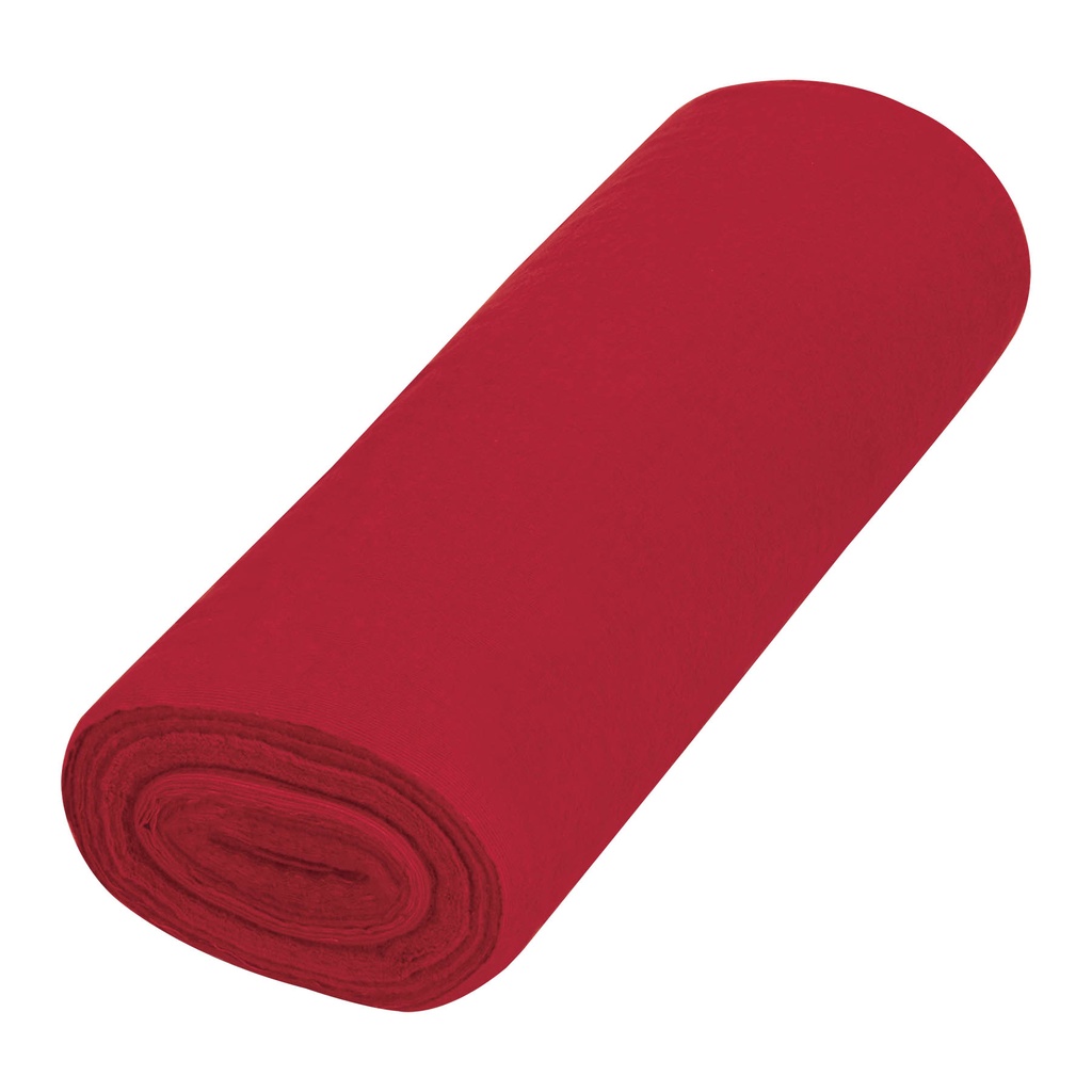 56022 / Rollo de 25 m de franela roja de algodón, Klintek