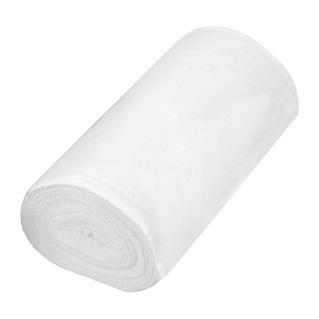 57004 / Rollo de 50 m de franela blanca de algodón, Klintek