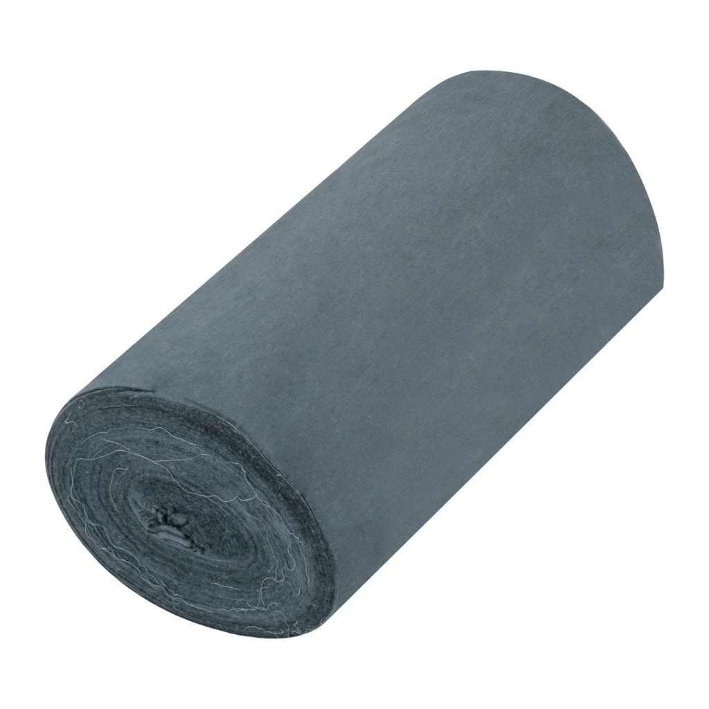 57003 / Rollo de 50 m de franela gris de algodón, Klintek