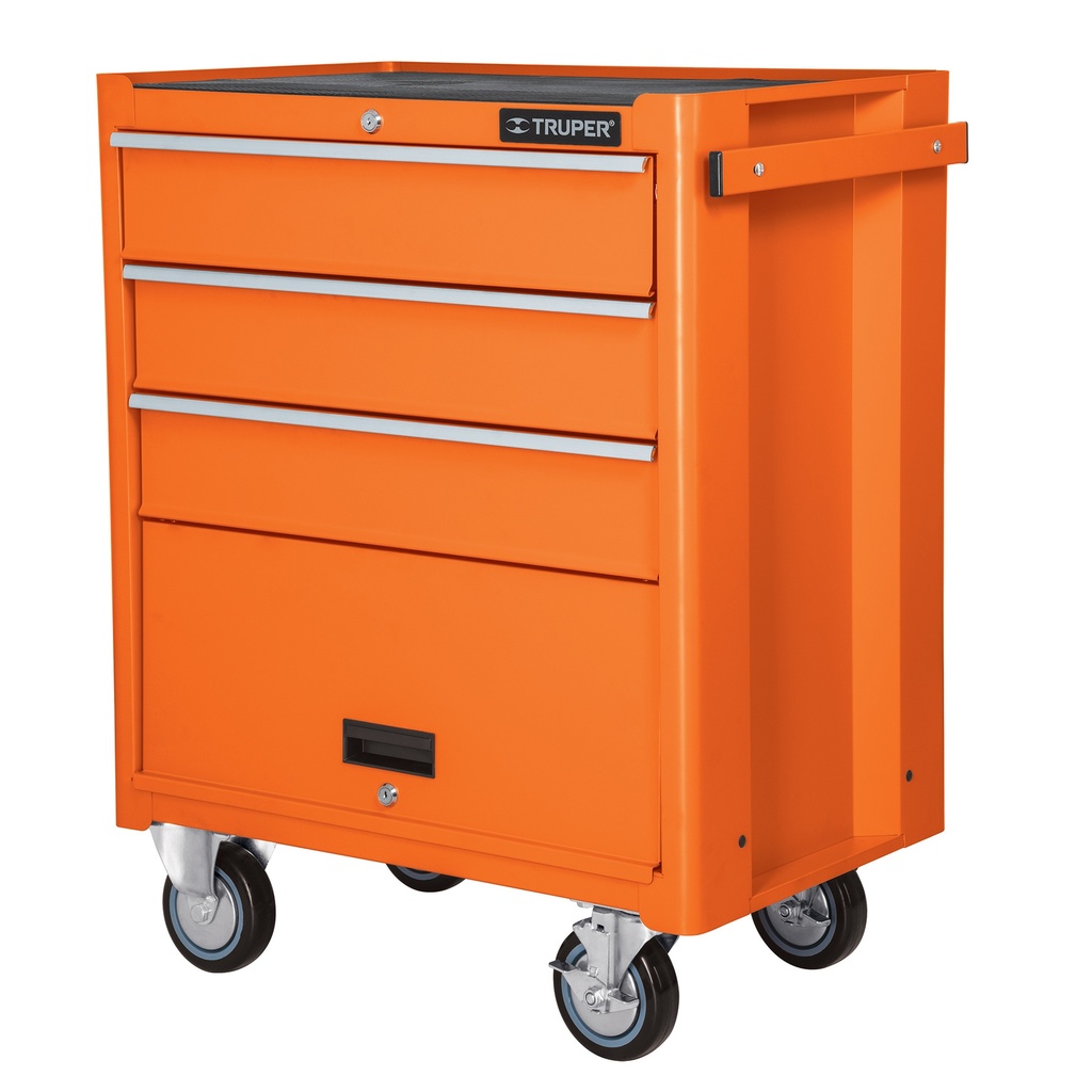 12066 / Gabinete metálico móvil, 4 cajones, capacidad 90 kg, Truper