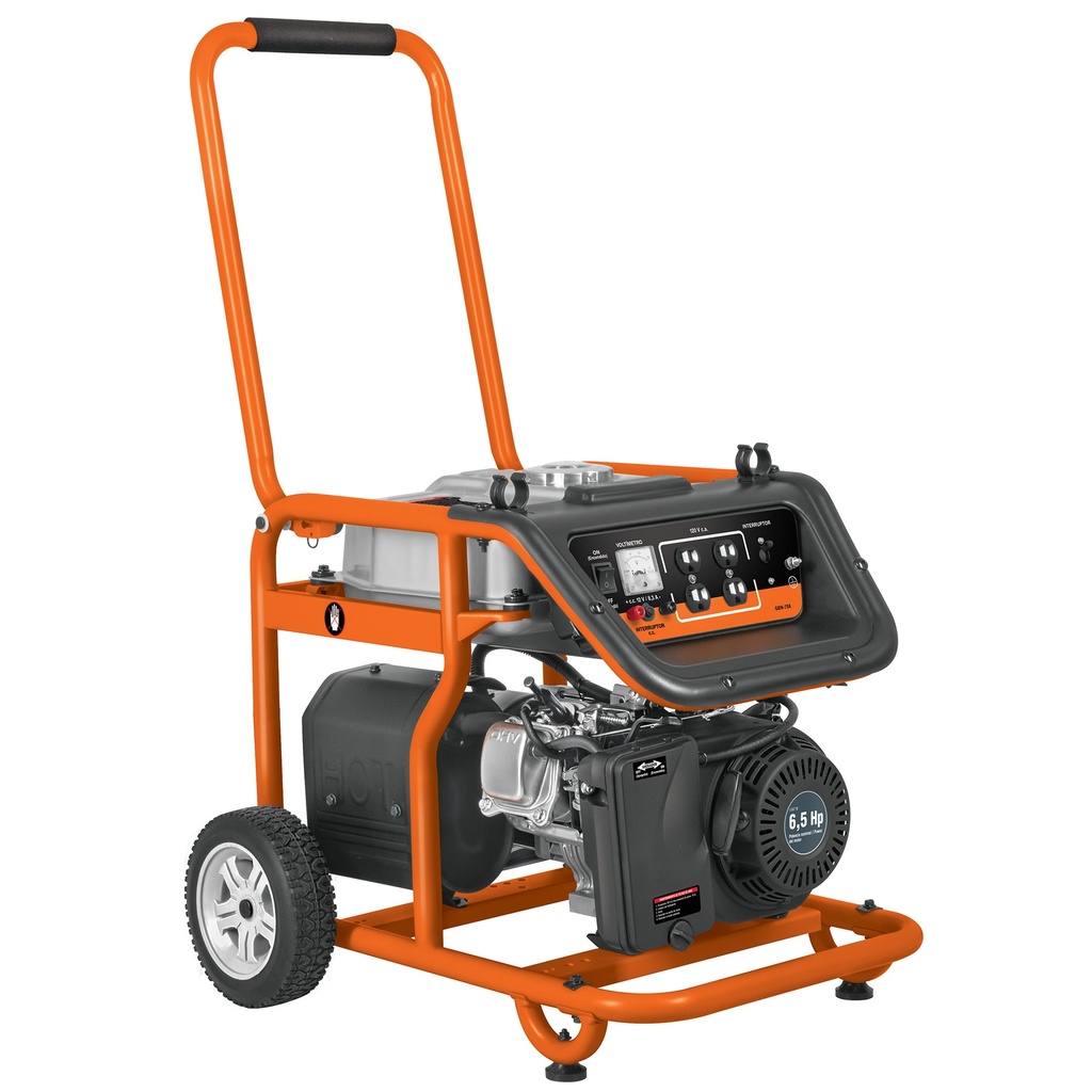15342 / Generador portátil 2.5 kW motor a gasolina, Truper