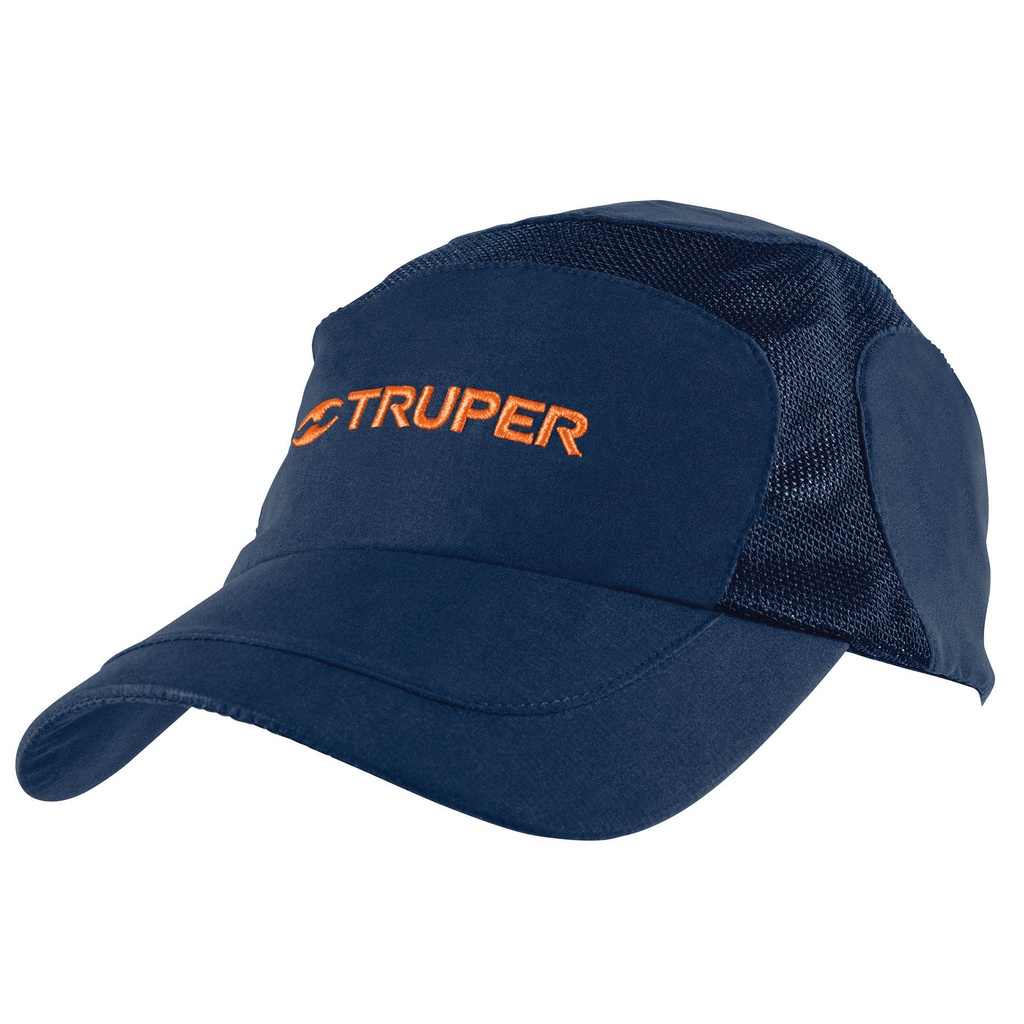 66020 / Gorra color azul marino, 100% poliéster, Truper