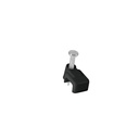 48033 / Bolsa con 20 grapas negras de 3 x 6 mm para cable plano, Volteck
