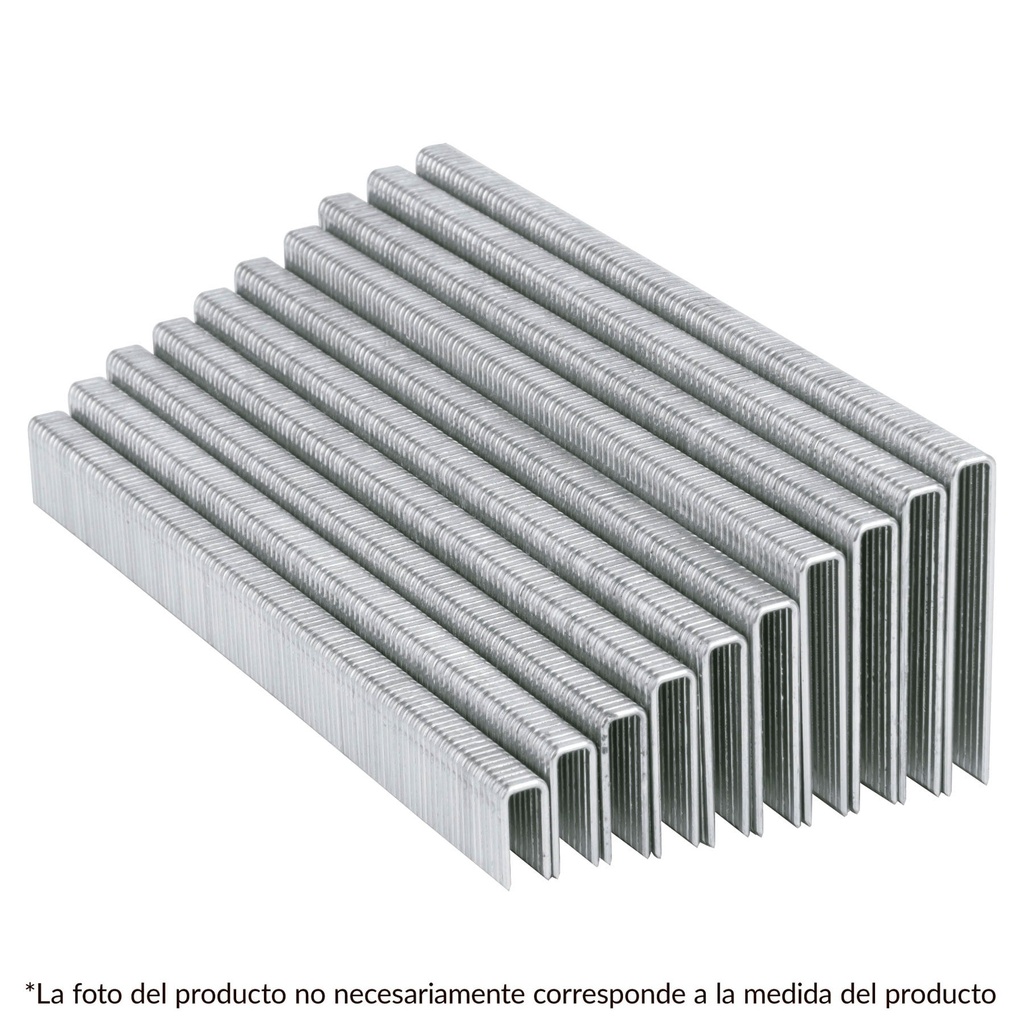 18277 / Caja con 5000 grapas corona 1/4' calibre 18, 35mm p/ENNE-120, Truper