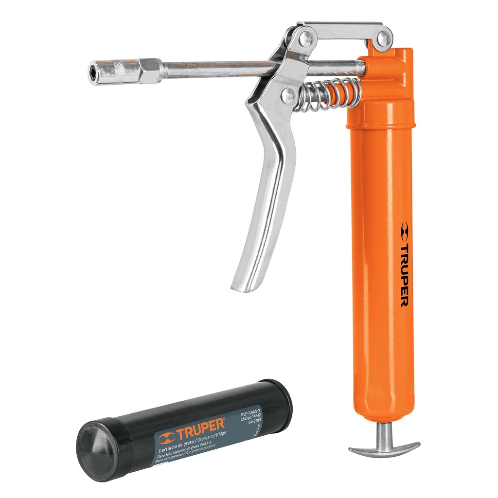 14911 / Mini inyector de grasa 3 oz, 3000 PSI, Truper