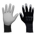13292 / Guantes de nylon recubiertos de poliuretano, G, Truper