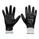 18027 / Guantes de poliéster con recubrimiento de nitrilo, G, Truper