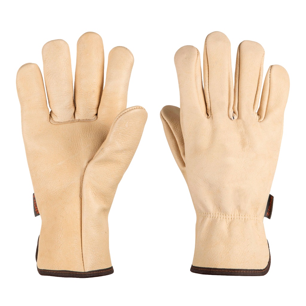 17053 / Guantes de piel de res tipo operador, Truper