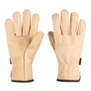 17053 / Guantes de piel de res tipo operador, Truper