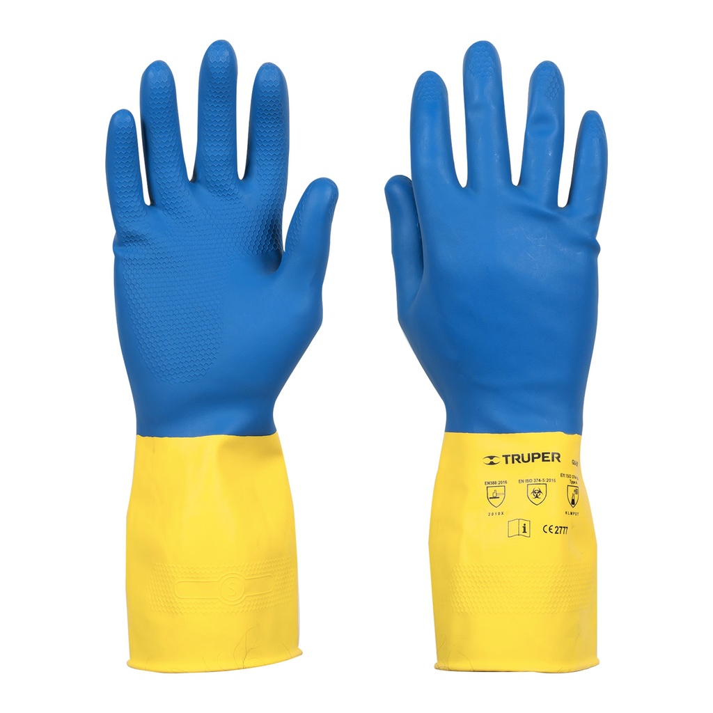 13297 / Guantes de látex reforzados para limpieza, chicos, Truper