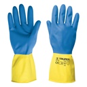 15269 / Guantes de látex reforzados para limpieza, grandes, Truper