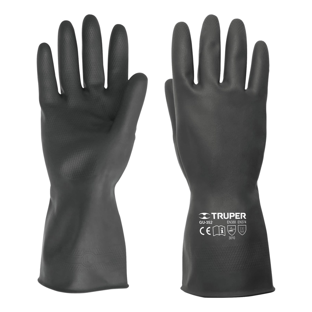 14266 / Guantes de látex para pintor, medianos, Truper