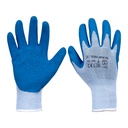 15266 / Guantes de poliéster recubiertos de latex, M, Truper