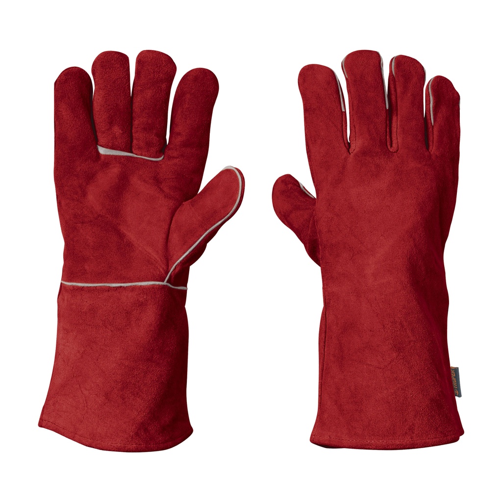 19458 / Guantes rojos para soldador, Truper