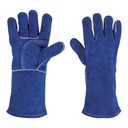 15246 / Guantes azules reforzados para soldador, Truper