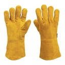 14242 / Guantes de carnaza, largos, unitalla, Truper