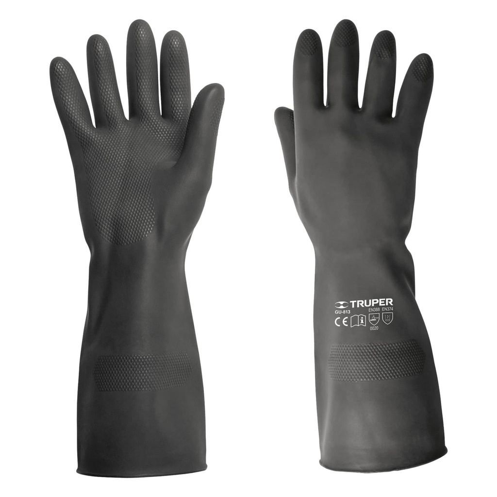 14271 / Guantes de neopreno p/manejo de químicos, grandes, Truper