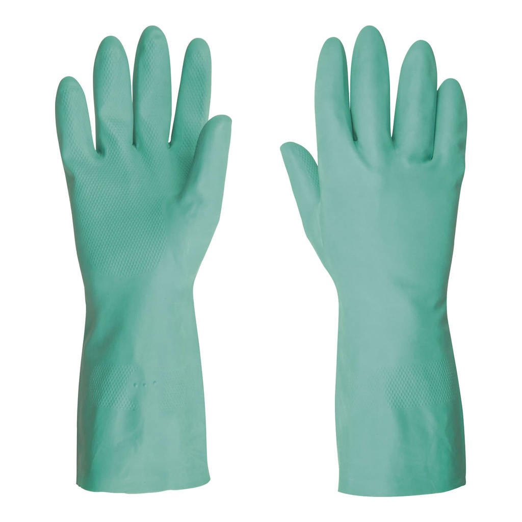 15322 / Guantes de nitrilo verde, multiusos, chicos, Truper
