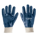 15244 / Guantes de algodón recubiertos de nitrilo puño tejido,Truper