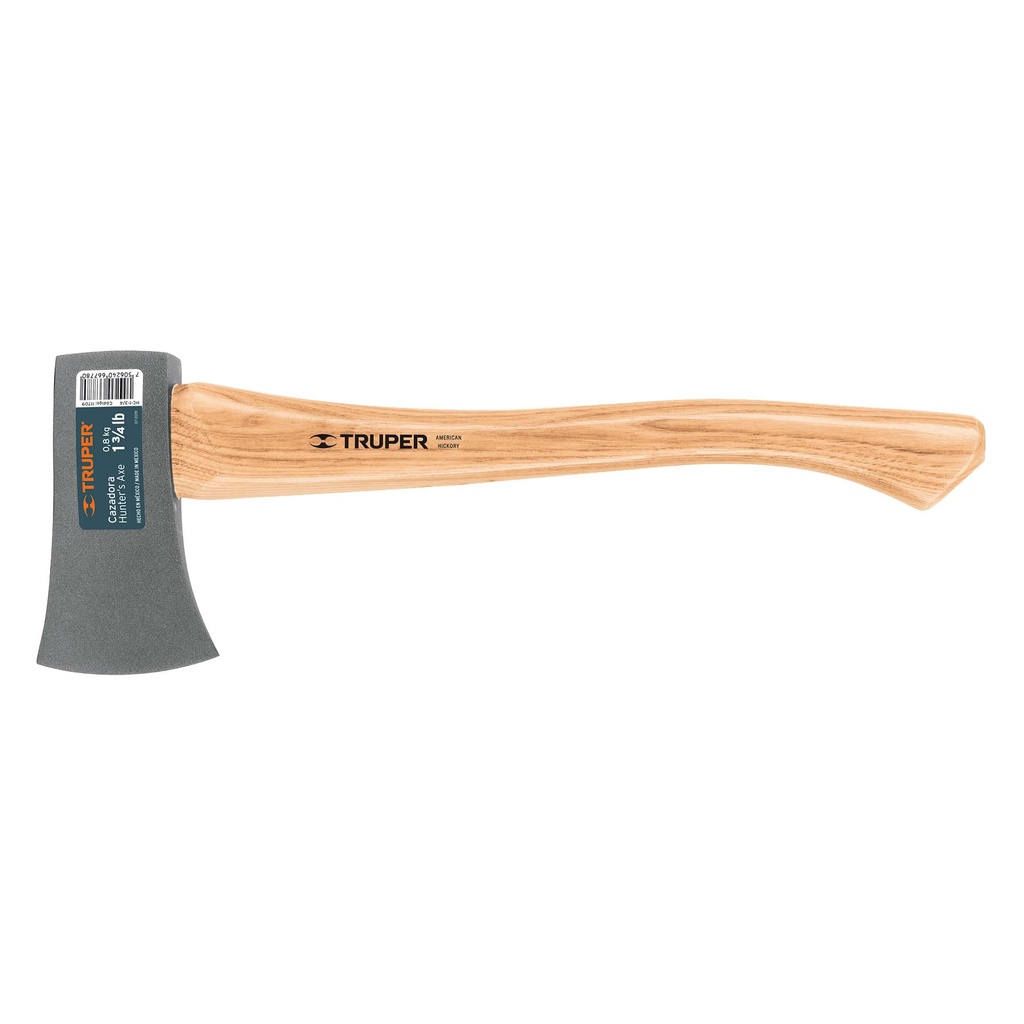 11709 / Hacha cazadora 1-3/4 lb, mango hickory 18', Truper