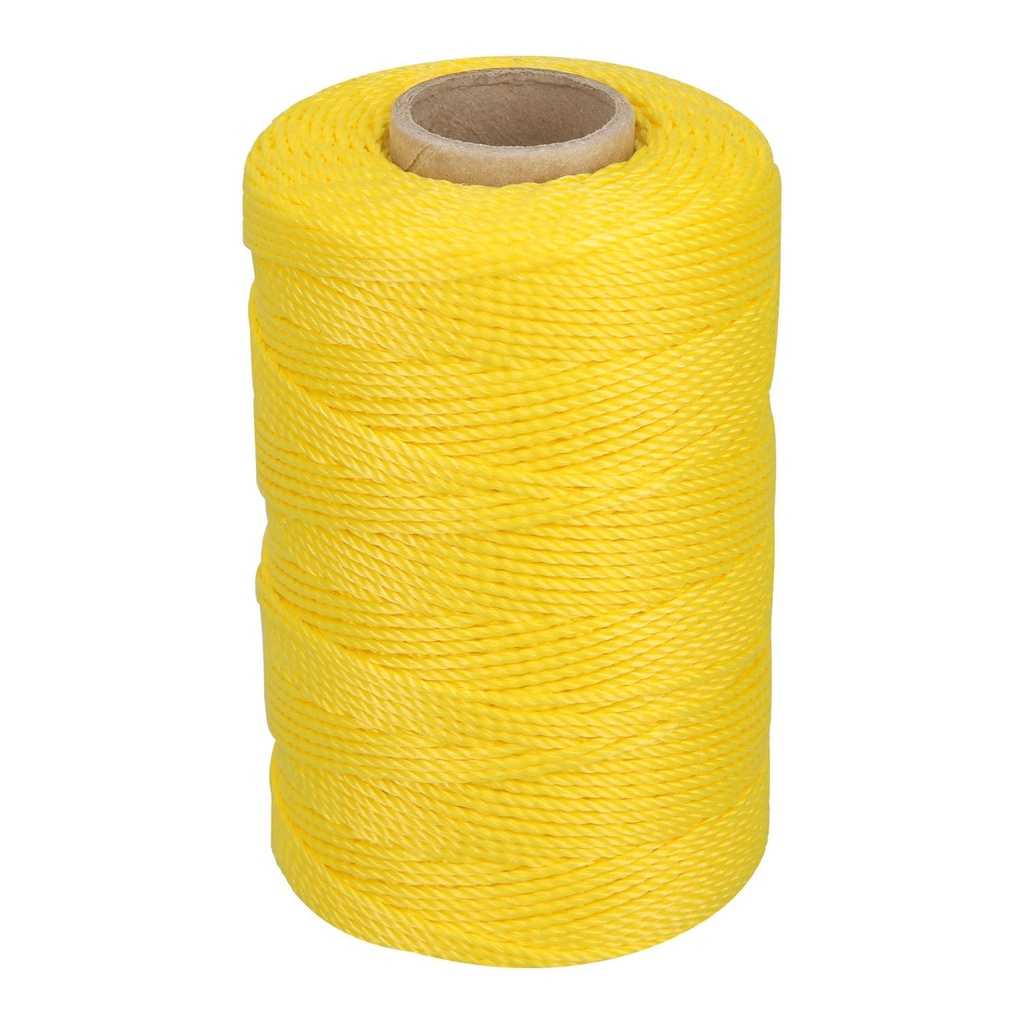 14052 / Carrete con 165 m de hilo para albañil amarillo, Truper