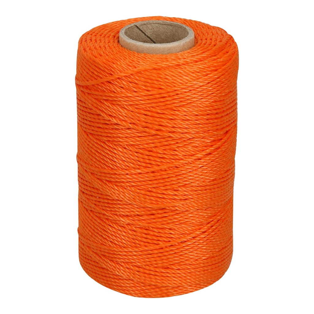 14061 / Carrete con 165 m de hilo para albañil naranja, Truper