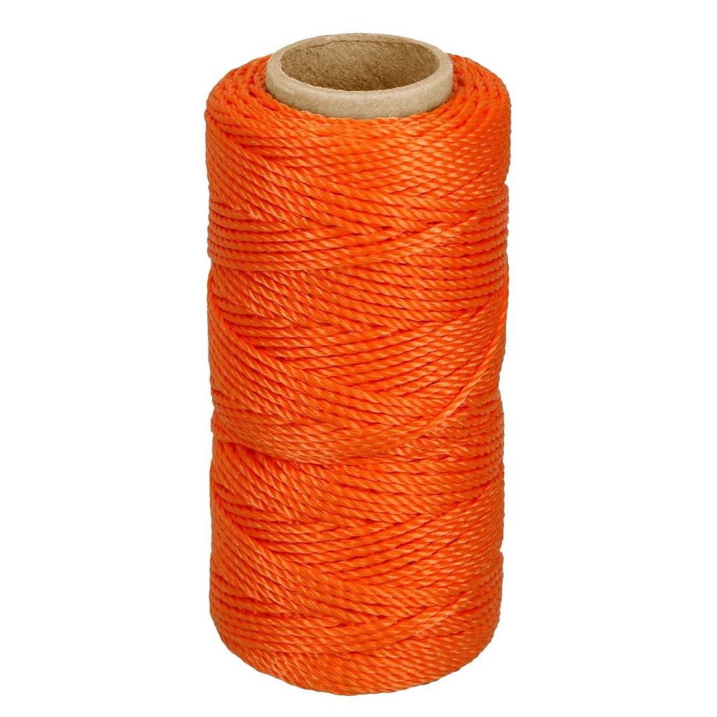 14051 / Carrete con 65 m de hilo para albañil naranja, Truper