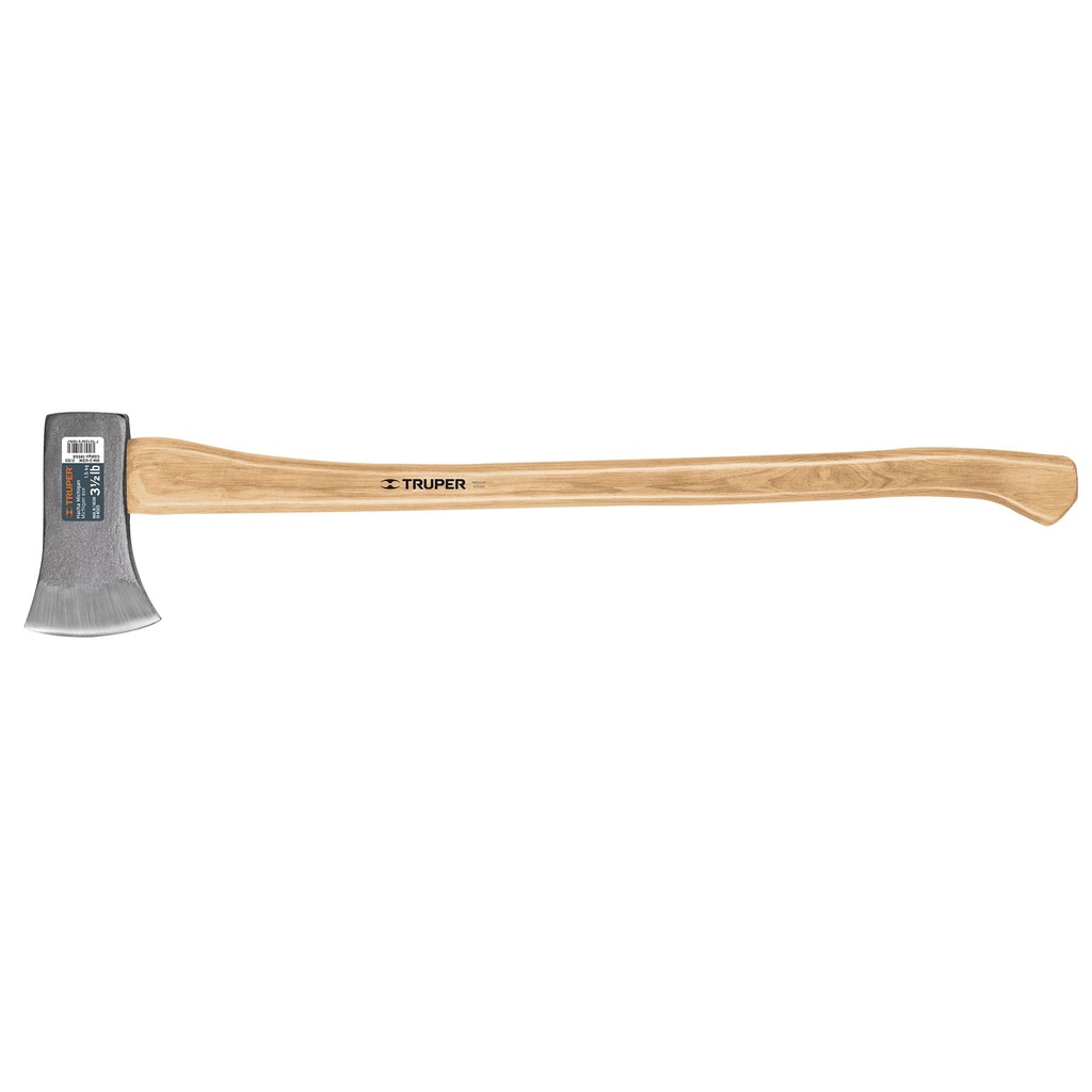 14958 / Hacha Michigan 3-1/2 lb, mango de hickory 34', Truper