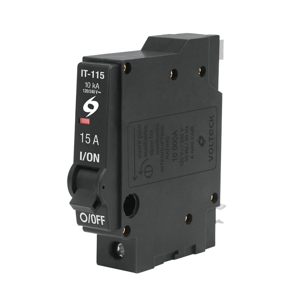 46700 / Interruptor termomagnético 1 polo 15 A, Volteck