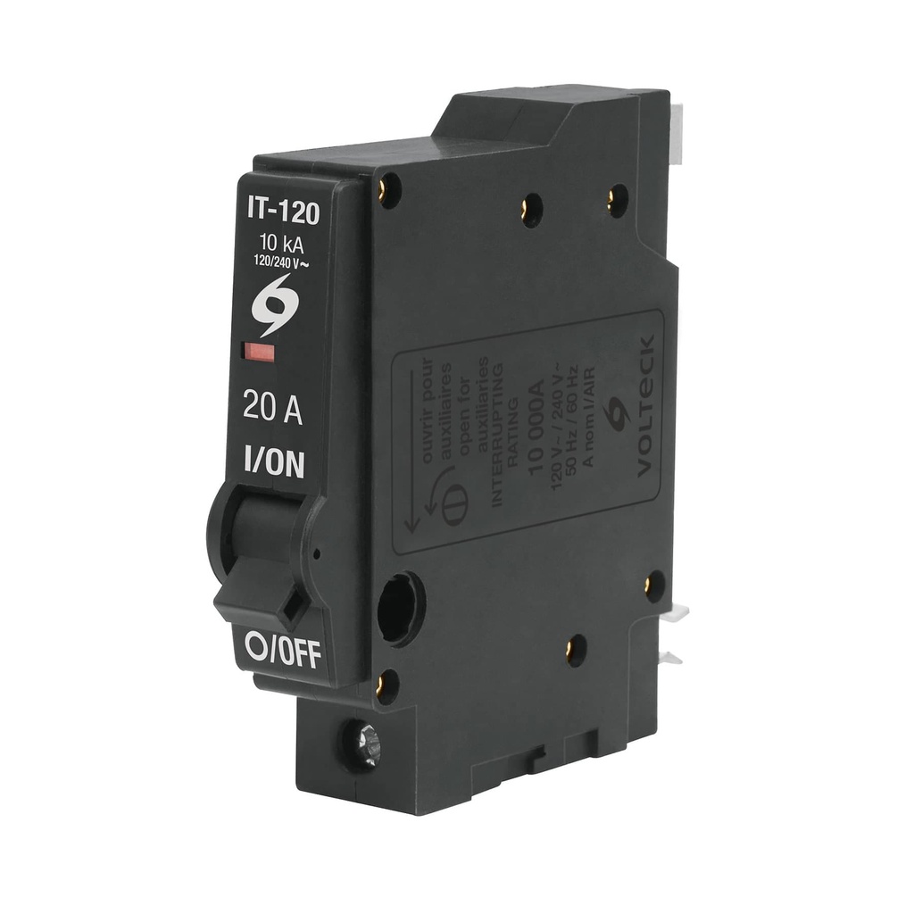 46701 / Interruptor termomagnético 1 polo 20 A, Volteck