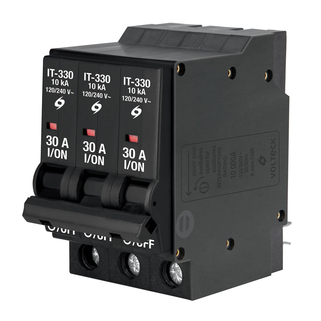 47515 / Interruptor termomagnético 3 polos 30 A, Volteck