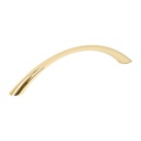 43825 / Jaladera metálica de 128mm estilo 'Arco', latón brillante, Hermex