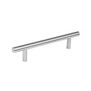 43827 / Jaladera de acero, 128 mm estilo 'Cilindro', níquel satinado, Hermex