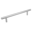 43870 / Jaladera de acero 160 mm, estilo 'Cilindro', níquel satinado, Hermex