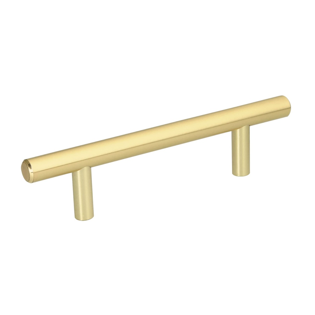 43830 / Jaladera de acero, 96 mm estilo 'Cilindro', latón brillante, Hermex