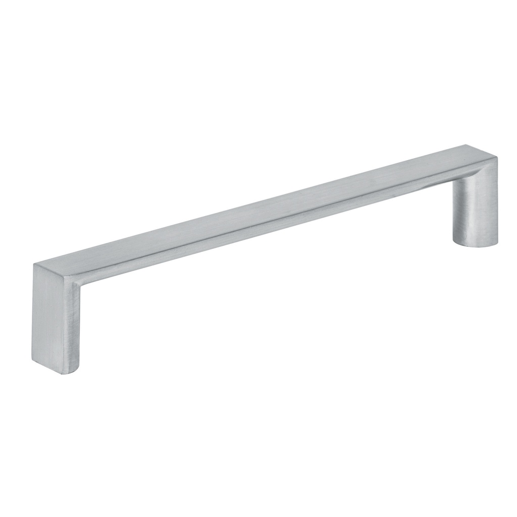 43902 / Jaladera metálica de 128mm estilo 'Andamio', níquel satinado, Hermex